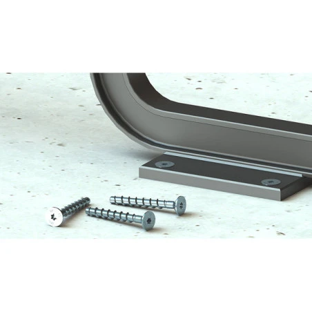 1 X Vis Béton Tête Fraisée TF TORX 5X60 Acier Zingué 4 1 X Vis Béton Tête Fraisée TF TORX 5X60 Acier Zingué – Image 2