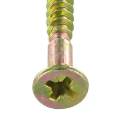 1 X Vis Bois Et Agglomeré VBA Tête Fraisée TF Pozi N°2 4.5X70 Percée Bichromaté -Vis-express Soldes vis bois et agglomere vba tete fraisee tf pozi n2 45x70 percee bichromate 2