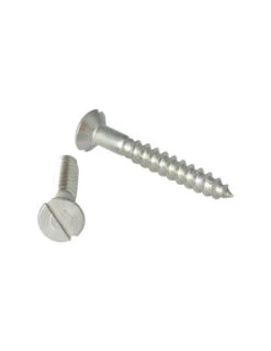 1 X Vis Bois Inox A2 Tête Fraisée TF Fendue 2.5X16