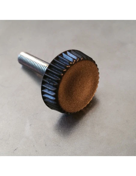 1 X Vis Bouton De Serrage Nylon Noir M5X34 Diamètre De Tête: 20 4 1 X Vis Bouton De Serrage Nylon Noir M5X34 Diamètre De Tête: 20 – Image 2