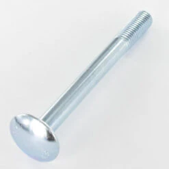 1 X Vis Métaux Poelier Tête Ronde Large Tête Ronde Large Sans EMPR 12X120 Filetée Sur 30 Classe 8.8 Acier