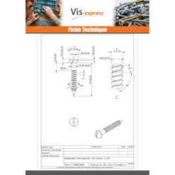 1 X Vis Planter Tête Cylindrique TC Fendue 5X35 Filetée Sur 27 Bichromaté -Vis-express Soldes vis planter tete cylindrique tc fendue 5x35 filetee sur 27 bichromate 4
